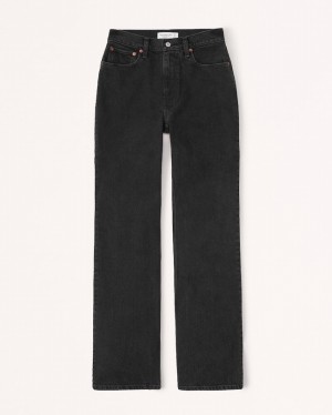 Jean Abercrombie Curve Love High Rise 90s Relaxed Femme Noir | OCSDKN-259