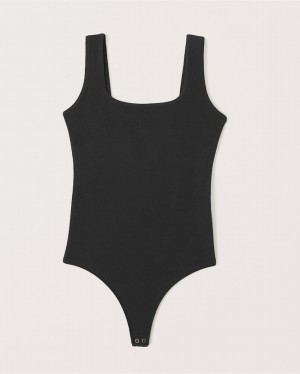 Body Abercrombie Coton Seamless Fabric Femme Noir | ZUGNQD-971