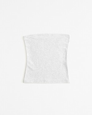 Debardeur Abercrombie Coton Seamless Fabric Tube Femme Grise Clair | TYUCBZ-184