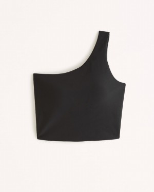 Debardeur Abercrombie Ypb Sculptlux One-shoulder Slim Femme Noir | UEWKCN-472