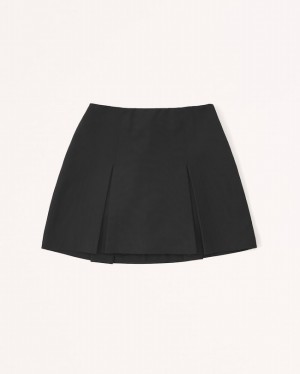 Jupes Abercrombie Plissé Menswear Mini Femme Noir | LVFHOB-046