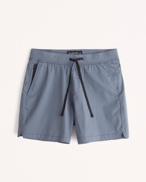 Short Abercrombie 6 Inch All-day Pull-on Homme Bleu | FPWBIY-721