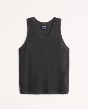 T Shirts Abercrombie Pride Stitched Knit Homme Noir | DCPUEV-049