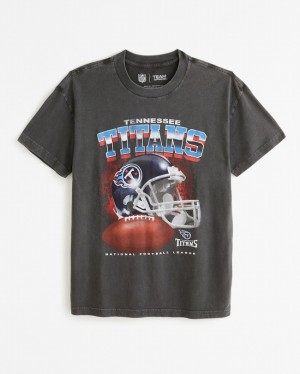T Shirts Abercrombie Tennessee Titans Graphic Homme Noir | GIQFPW-021