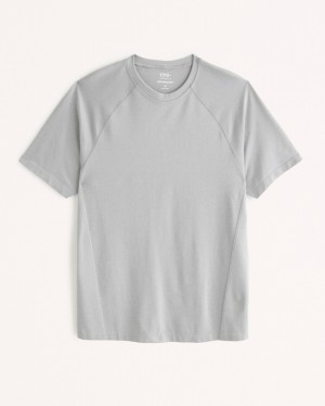 T Shirts Abercrombie Ypb Infinityknit Homme Grise Foncé | DSXCIO-516