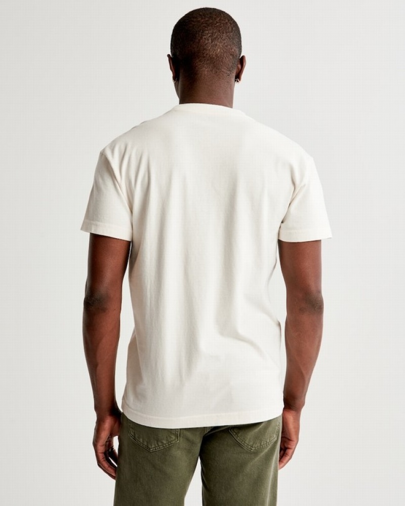 T Shirts Abercrombie The Who Graphic Homme  Blanche | INEKWS-721